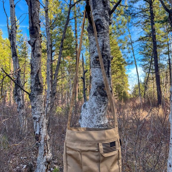 Handmade upcycled tactical crossbody bag — brand new! - Picture 3 of 4